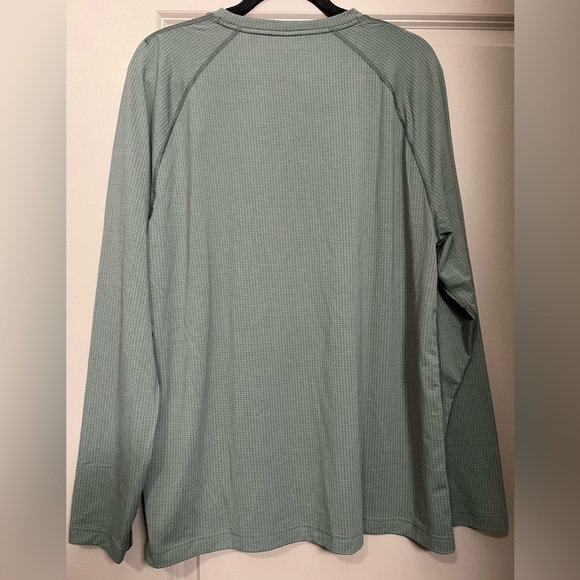 Outdoor Voices Thinkfast Long Sleeve Tee Size XL Green - Picture 6 of 7